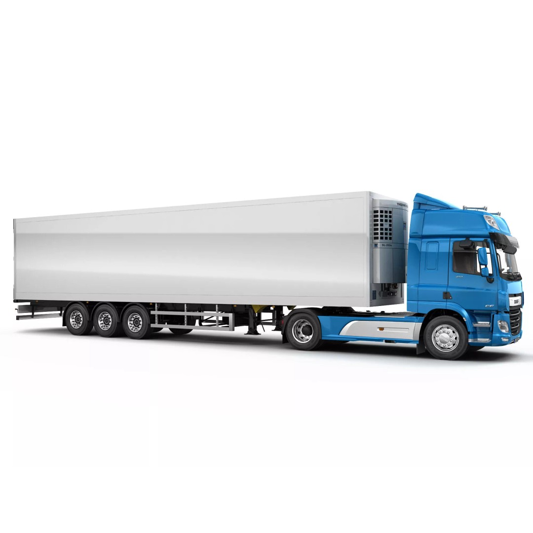 DAF CF Truck Collection 2017 3D Model – High Poly Game Asset, FBX, OBJ - View 8