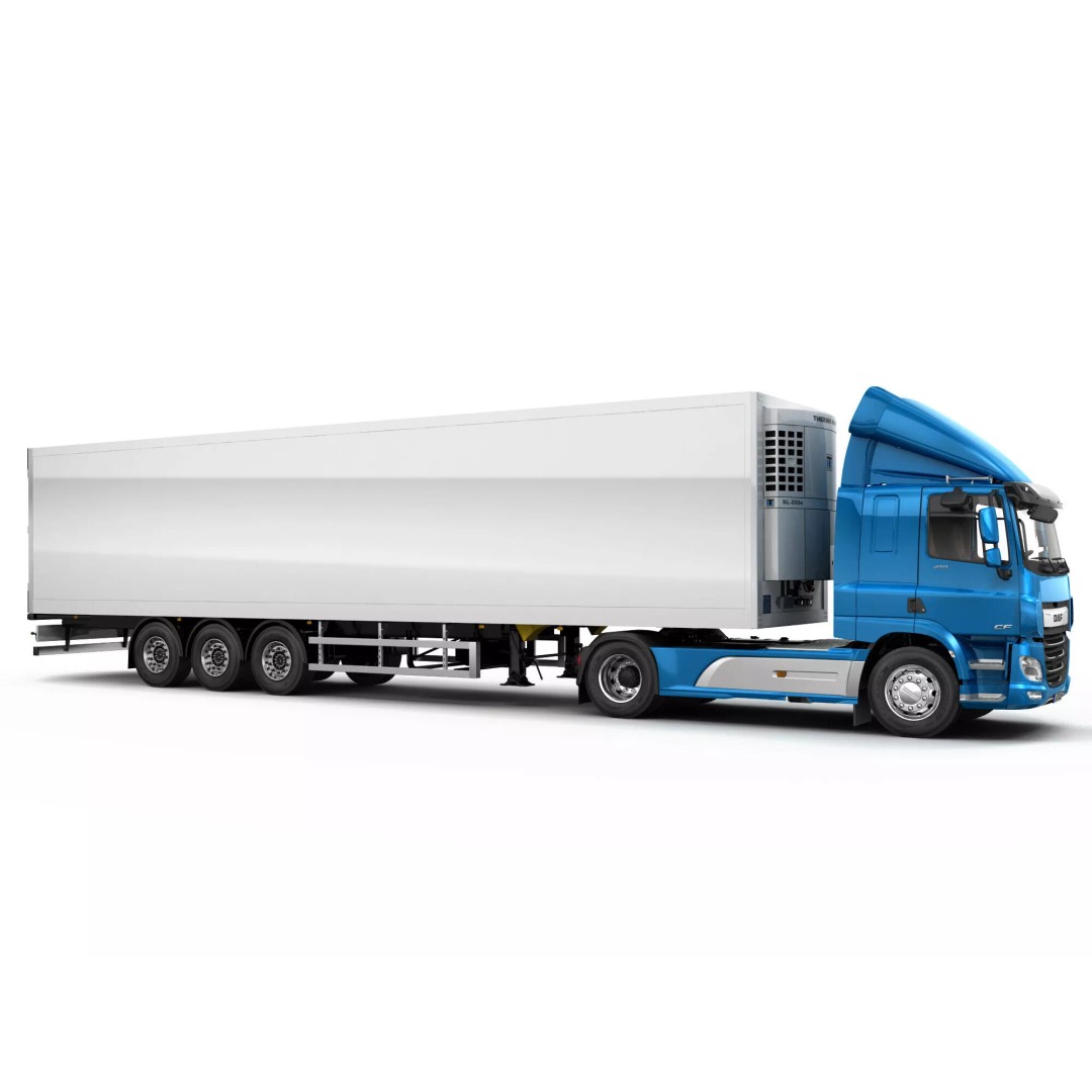 DAF CF Truck Collection 2017 3D Model – High Poly Game Asset, FBX, OBJ - View 9