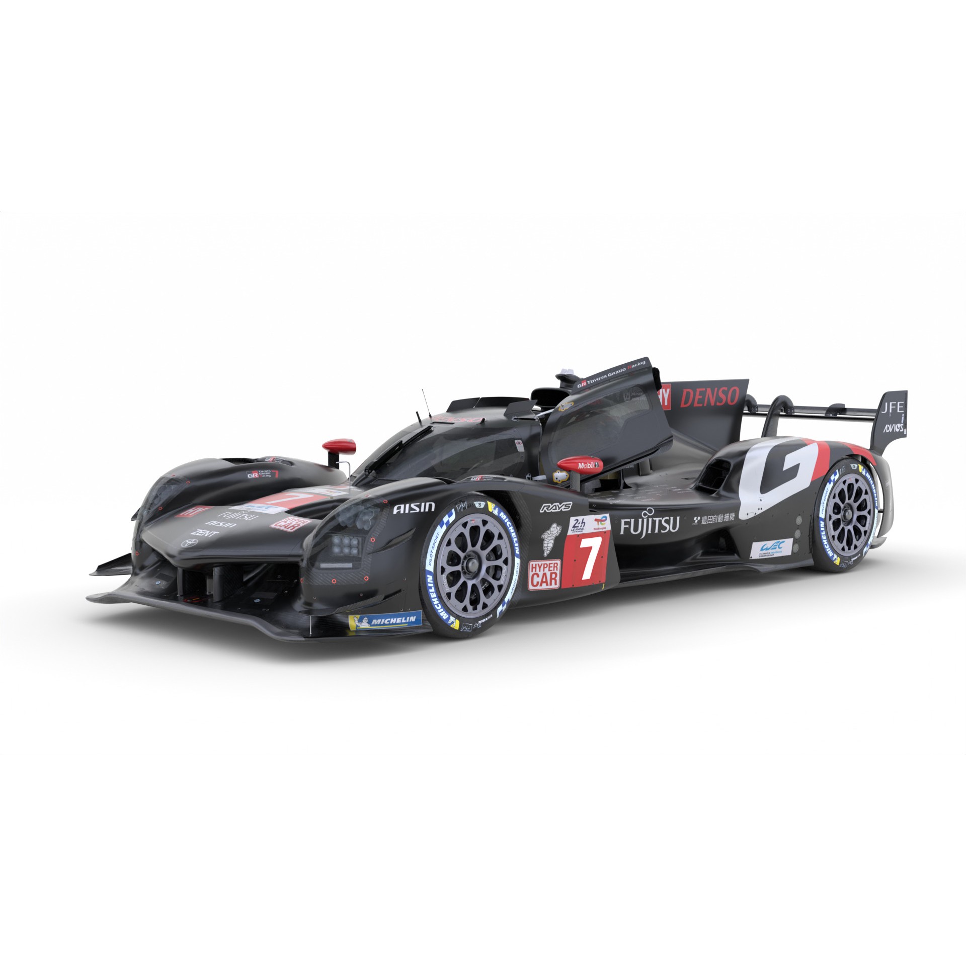 Toyota GR010 Hybrid - Game-Ready 3D Model - View 10