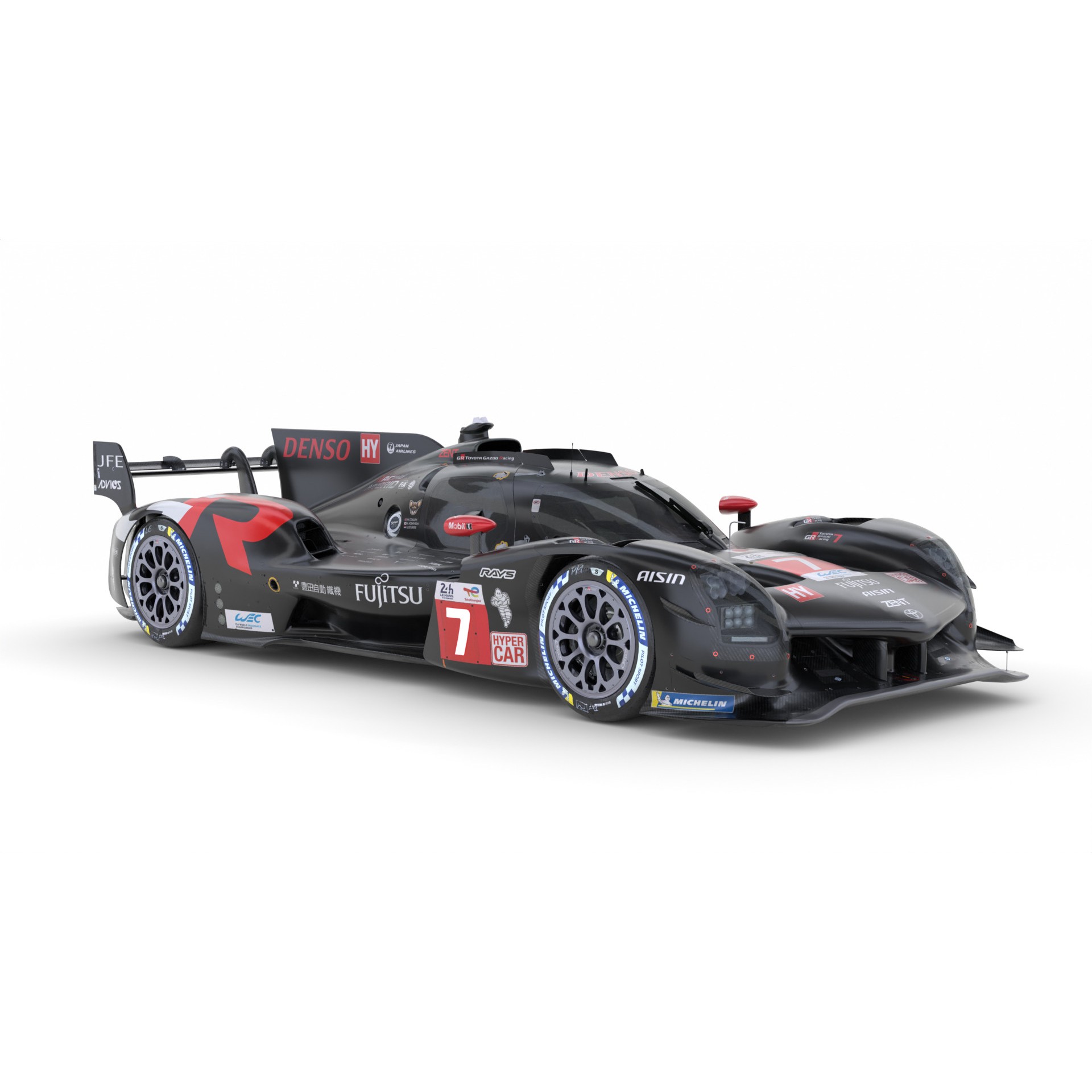 Toyota GR010 Hybrid - Game-Ready 3D Model - View 12