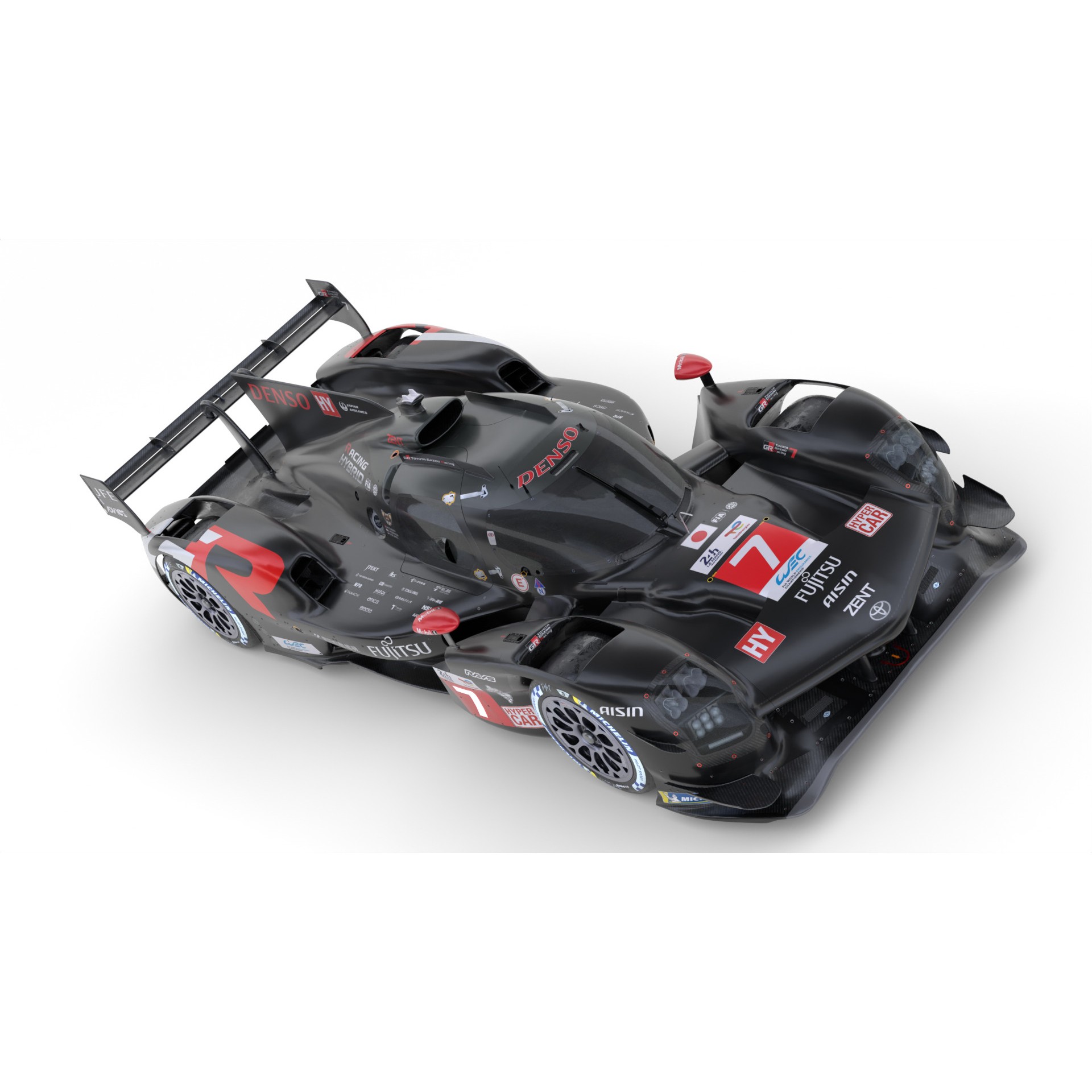 Toyota GR010 Hybrid - Game-Ready 3D Model - View 13