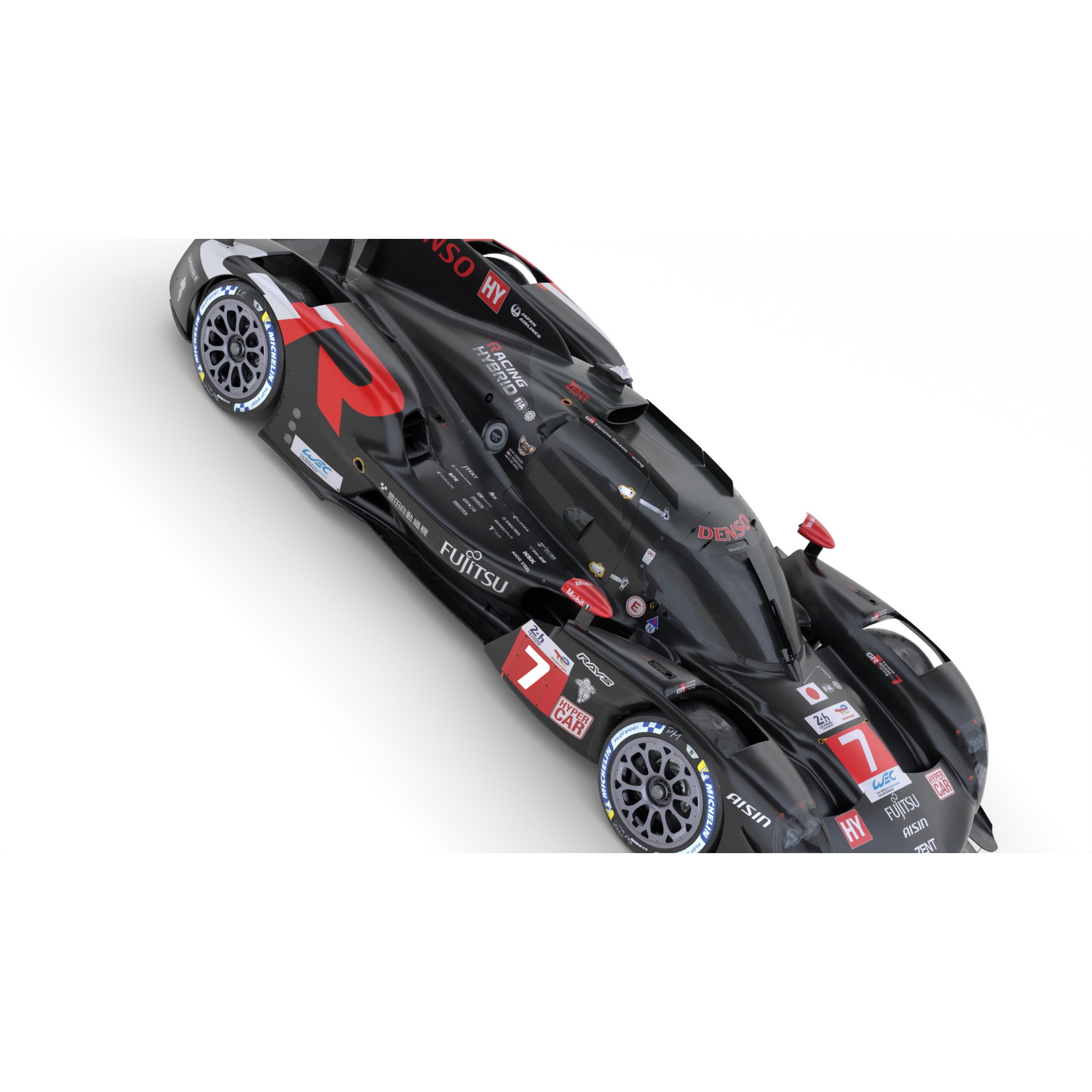 Toyota GR010 Hybrid - Game-Ready 3D Model - View 14