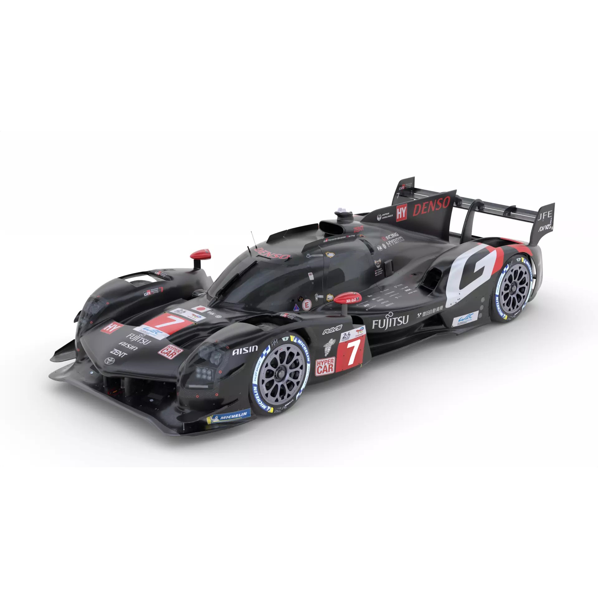 Toyota GR010 Hybrid - Game-Ready 3D Model - View 2