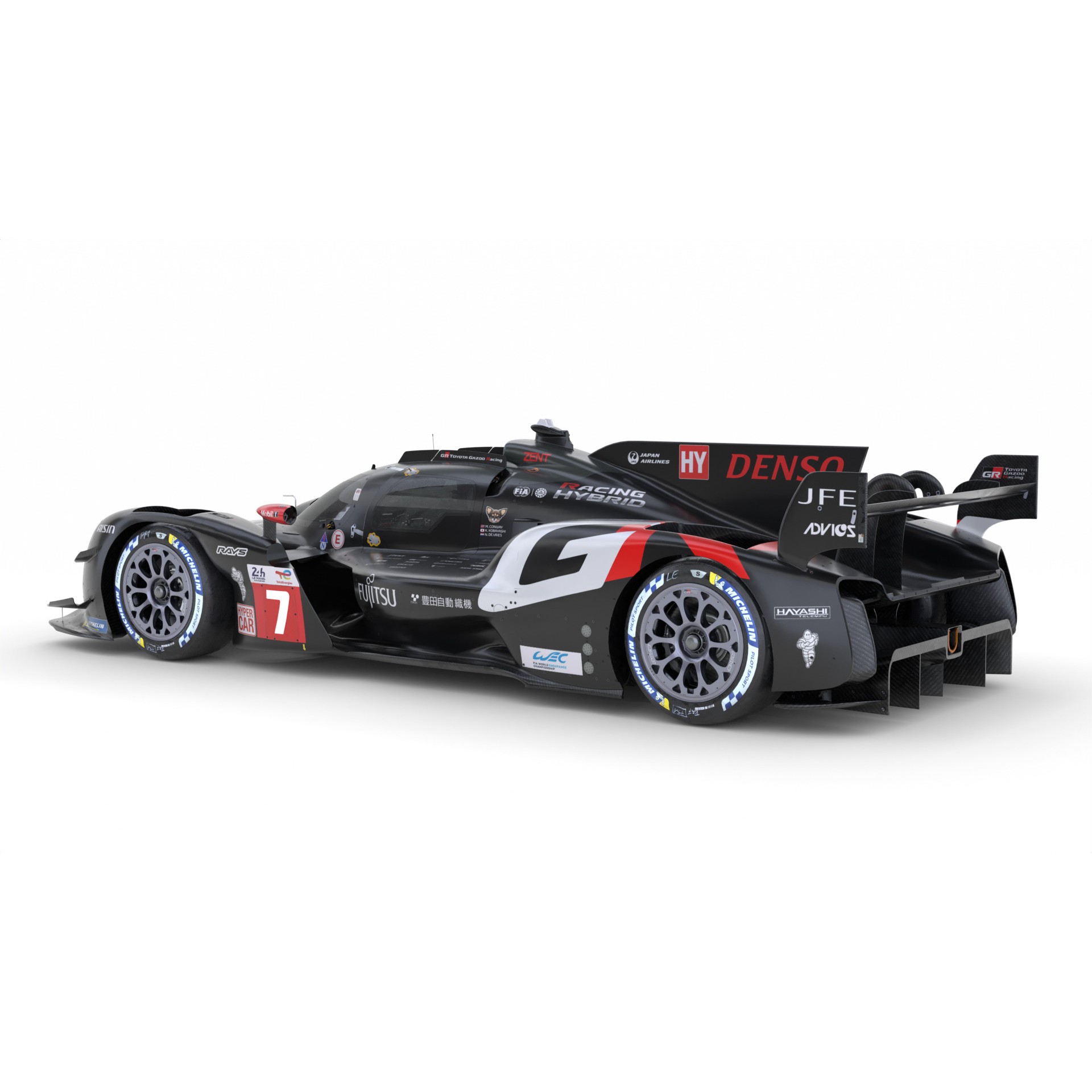 Toyota GR010 Hybrid - Game-Ready 3D Model - View 8