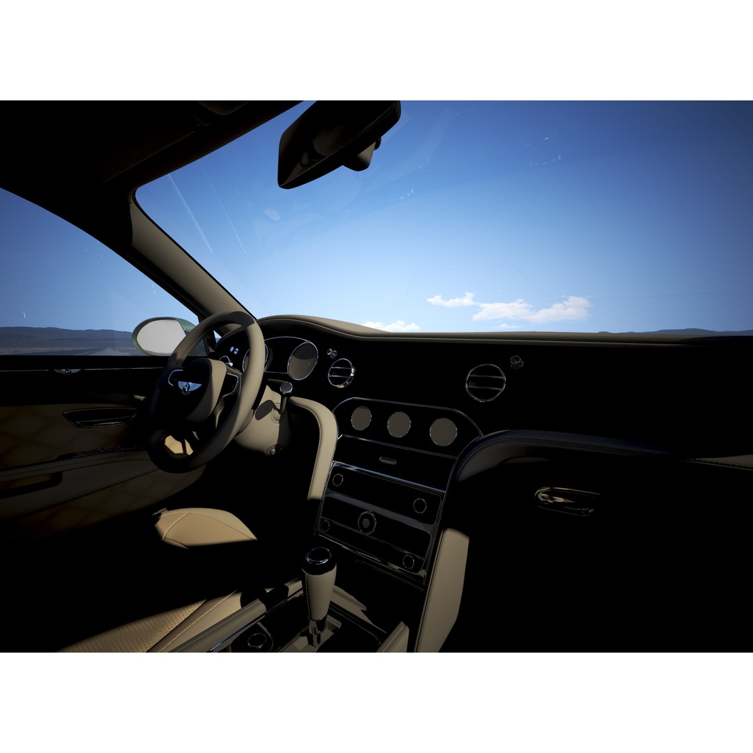 Bentley Mulsanne 3D Model – Grand Limousine Luxury Vehicle, FBX
