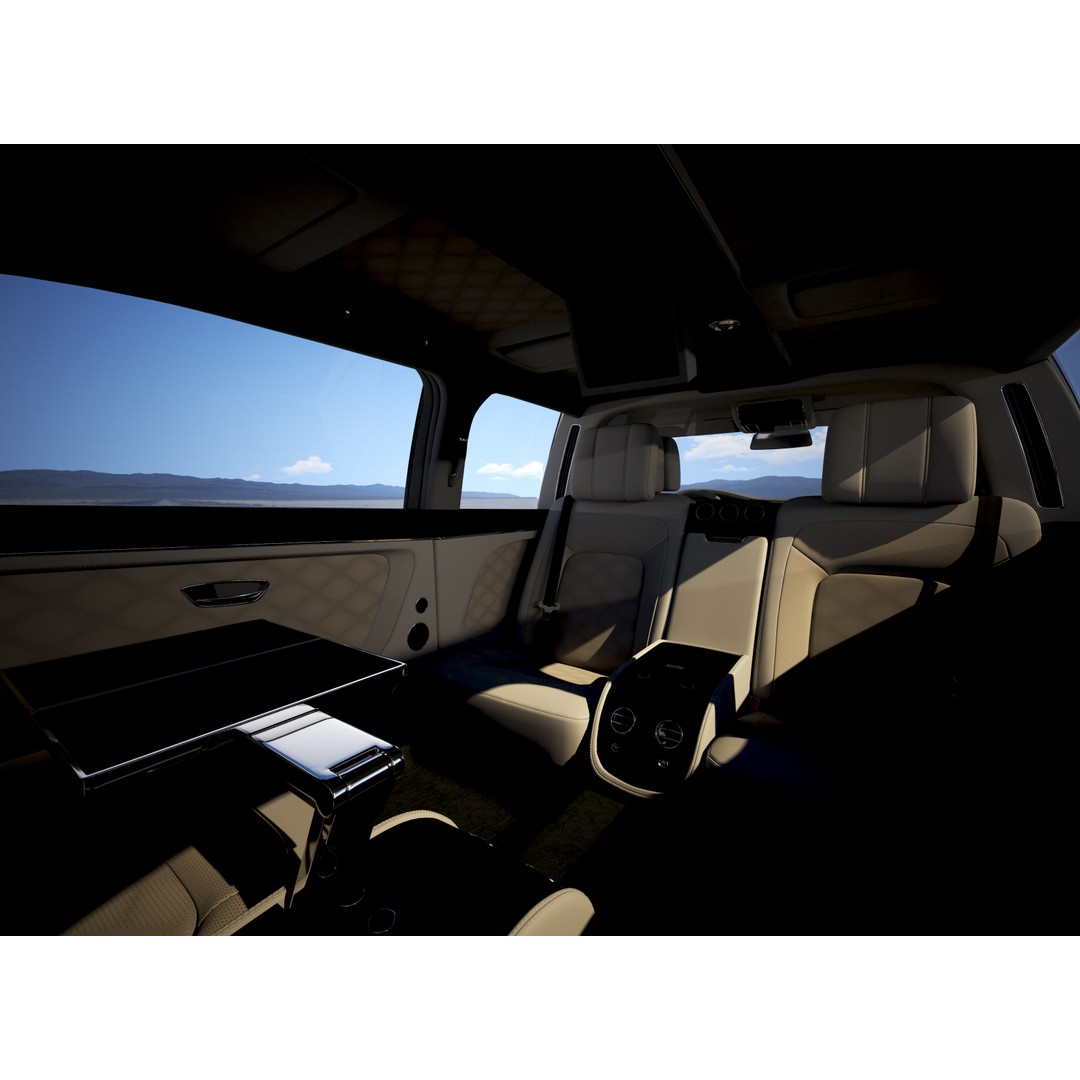 Bentley Mulsanne 3D Model – Grand Limousine Luxury Vehicle, FBX - View 13