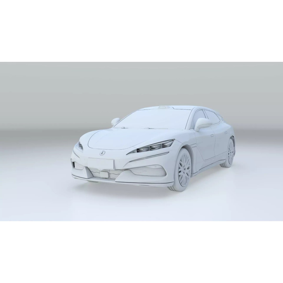Denza Z9 GT 3D Model – EV DM-i Sport Car, Rigged & Game Ready - View 21