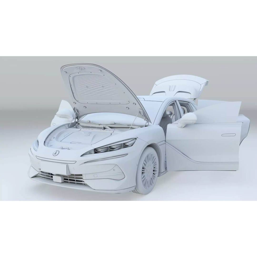 Denza Z9 GT 3D Model – EV DM-i Sport Car, Rigged & Game Ready - View 29