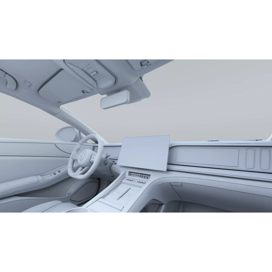 Denza Z9 GT 3D Model – EV DM-i Sport Car, Rigged & Game Ready - View 33