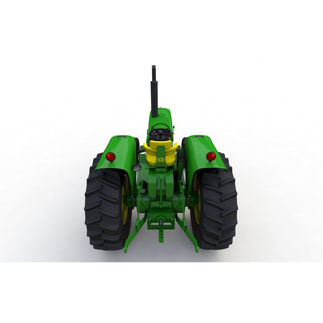 John Deere 4620 Tractor 3D Model – High Detail Asset, FBX, Blender - View 10