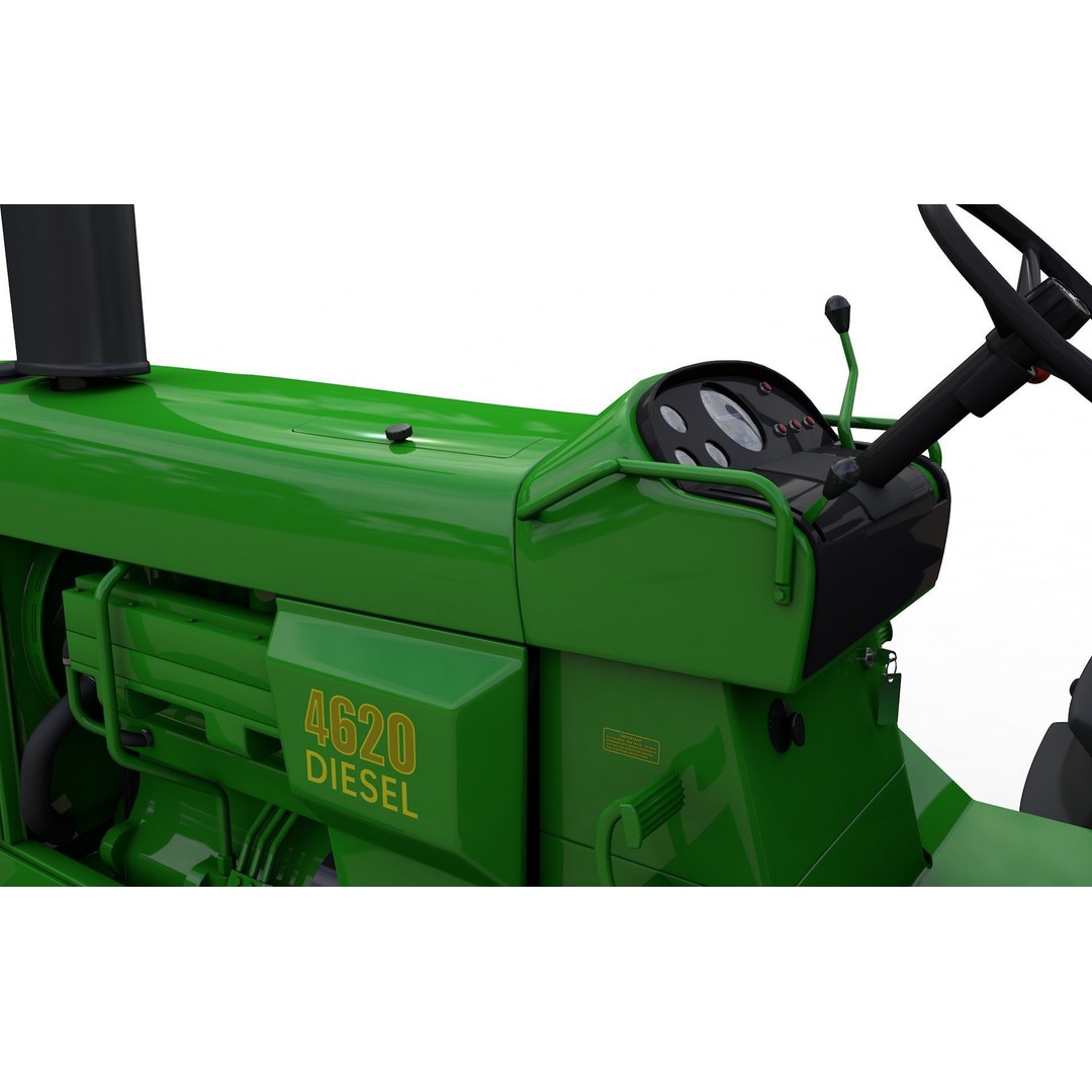 John Deere 4620 Tractor 3D Model – High Detail Asset, FBX, Blender - View 13