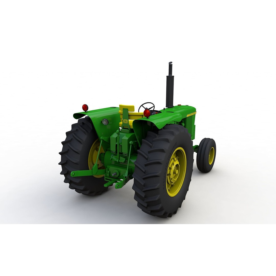 John Deere 4620 Tractor 3D Model – High Detail Asset, FBX, Blender - View 9
