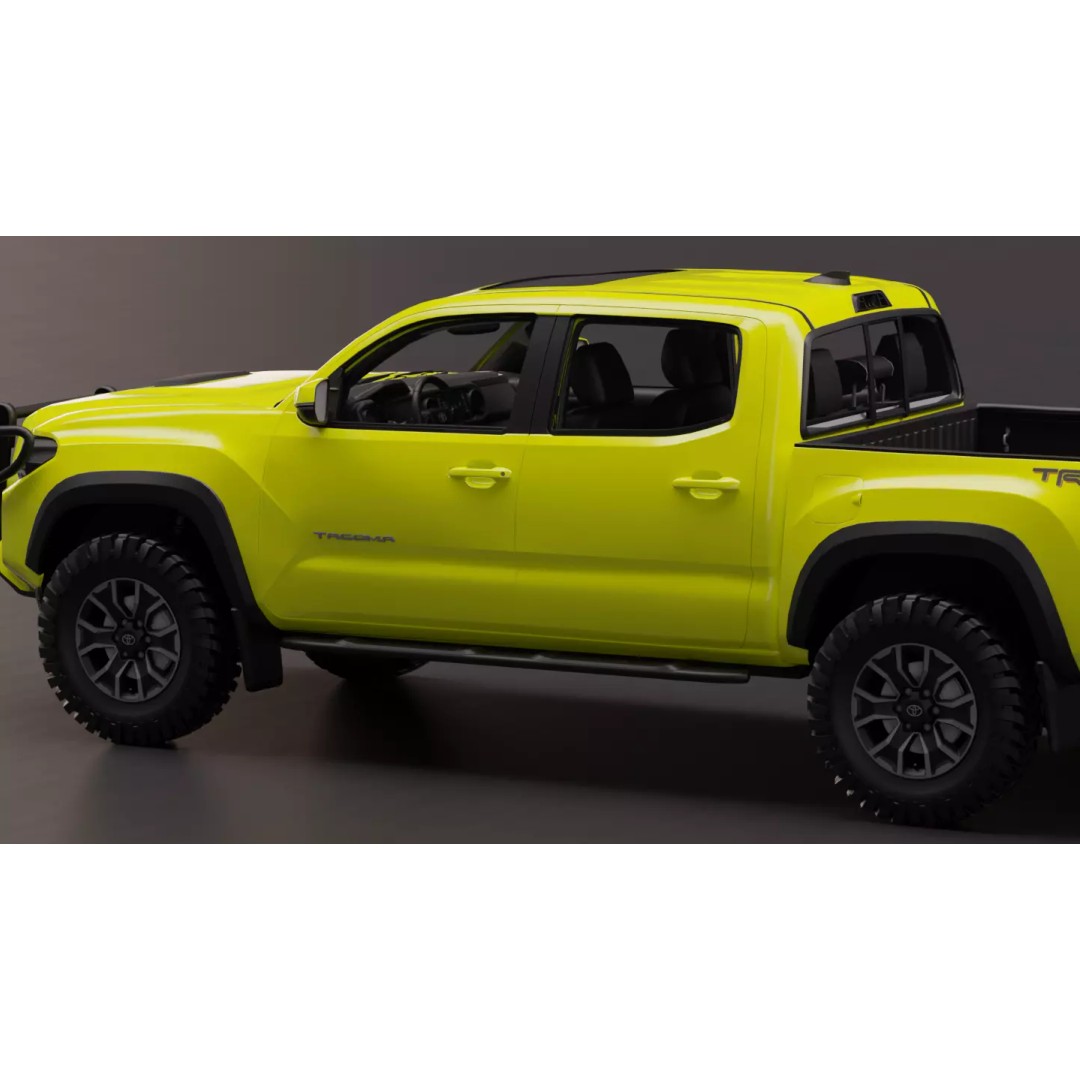 Toyota Tacoma 3D Model – High Fidelity Game-Ready Asset, FBX