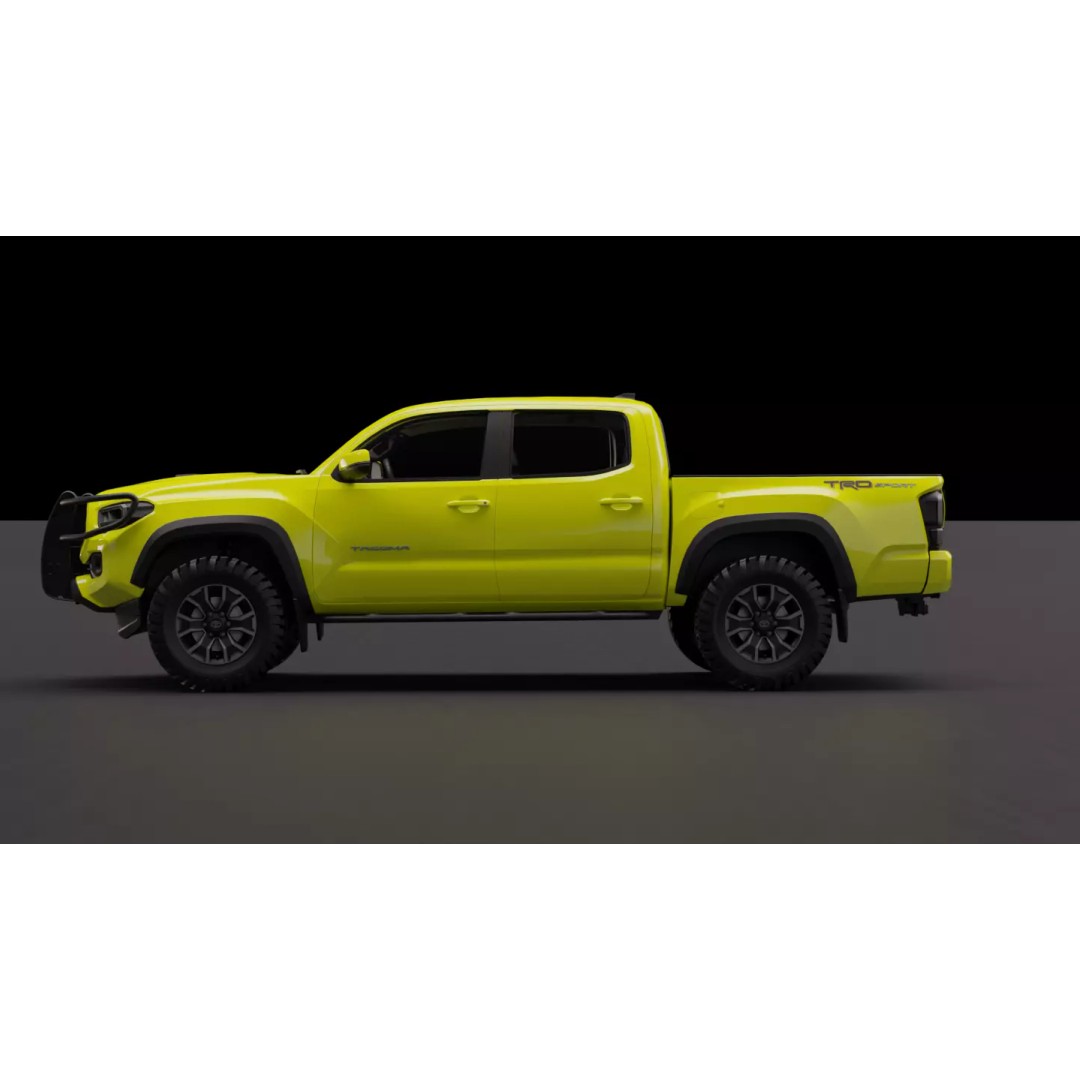 Toyota Tacoma 3D Model – High Fidelity Game-Ready Asset, FBX - View 11