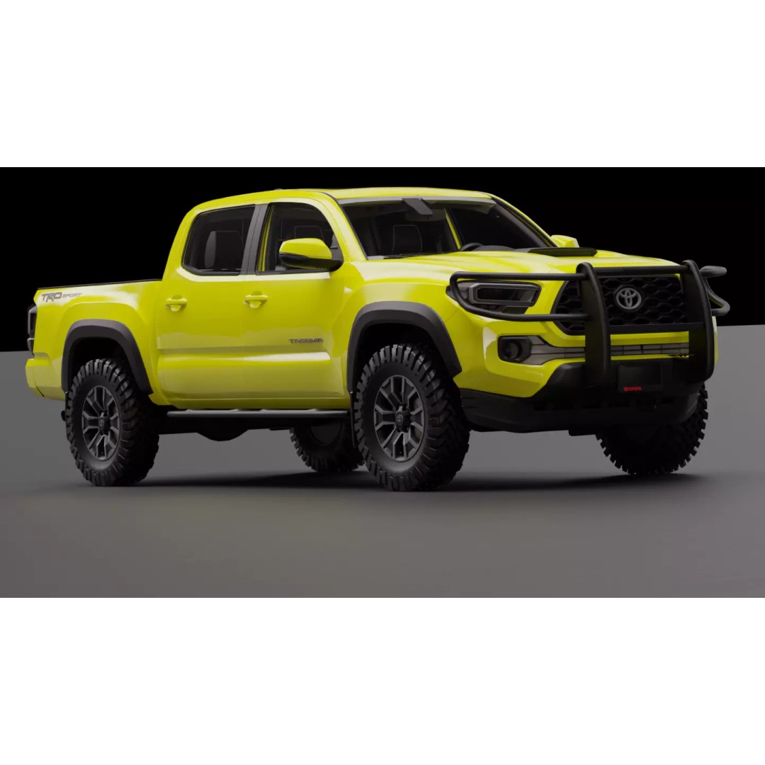 Toyota Tacoma 3D Model – High Fidelity Game-Ready Asset, FBX - View 15