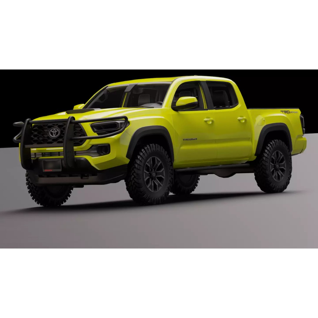 Toyota Tacoma 3D Model – High Fidelity Game-Ready Asset, FBX - View 16