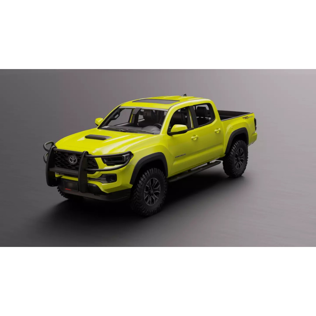 Toyota Tacoma 3D Model – High Fidelity Game-Ready Asset, FBX - View 2