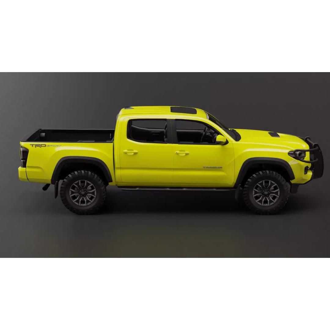 Toyota Tacoma 3D Model – High Fidelity Game-Ready Asset, FBX - View 5