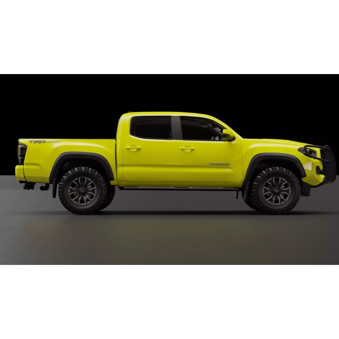 Toyota Tacoma 3D Model – High Fidelity Game-Ready Asset, FBX - View 8