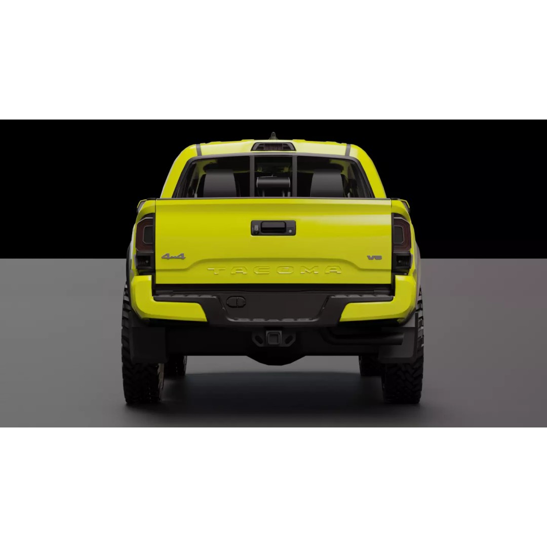 Toyota Tacoma 3D Model – High Fidelity Game-Ready Asset, FBX - View 9