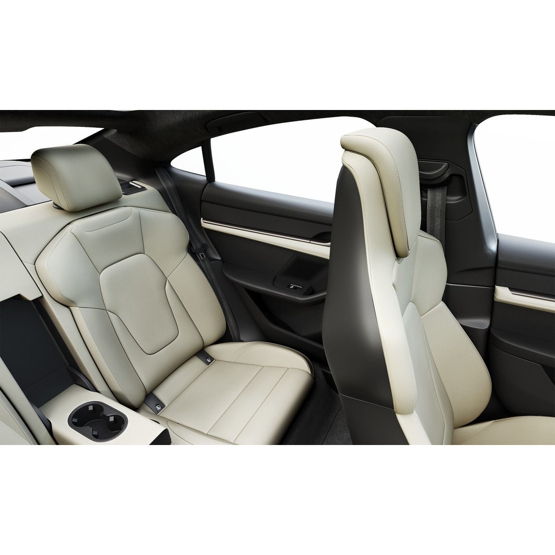 Porsche Taycan 3D Model – High Poly Sports Car with Charging Station - View 24