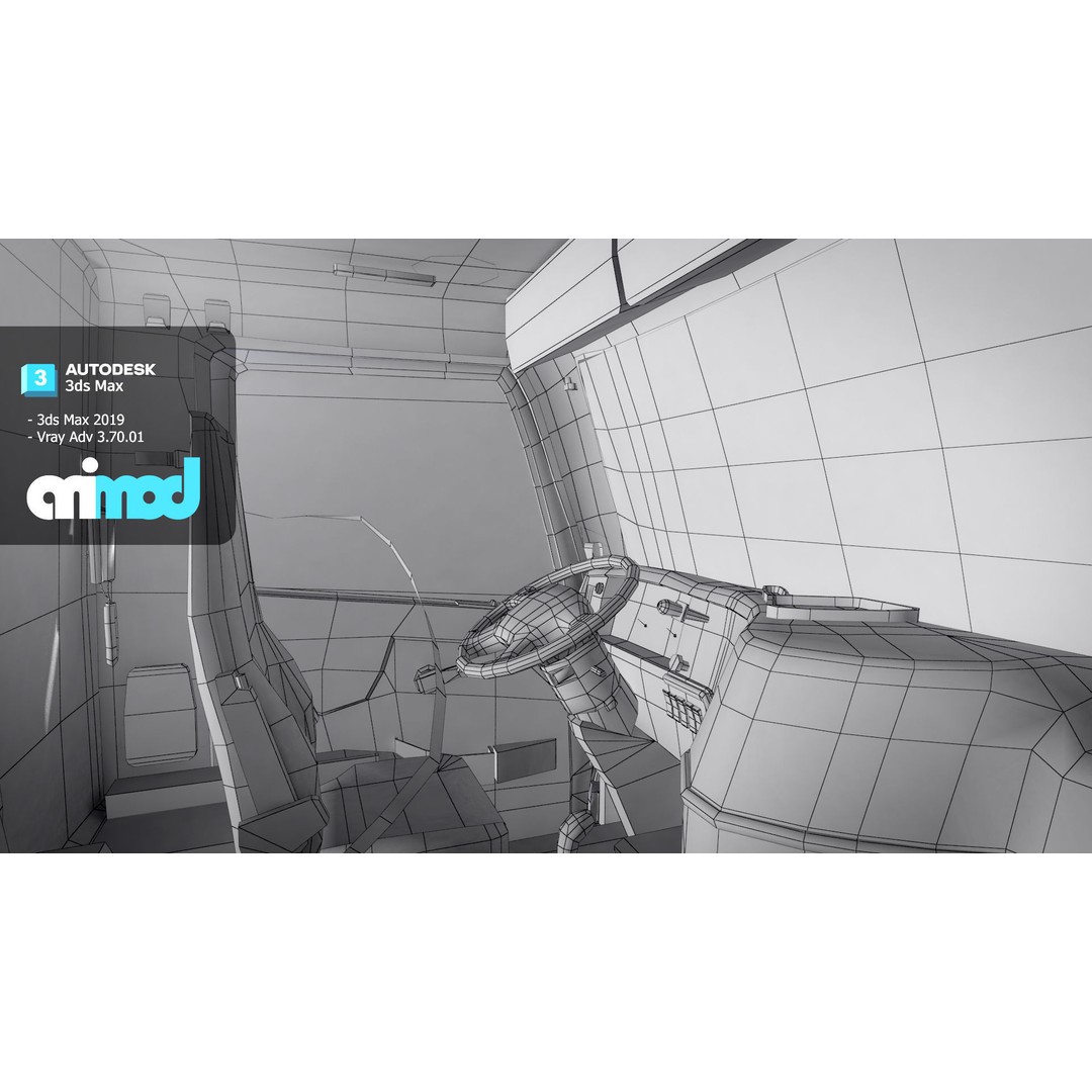 Fire Truck 3D Model – PBR Game-Ready Asset, FBX & Max Formats