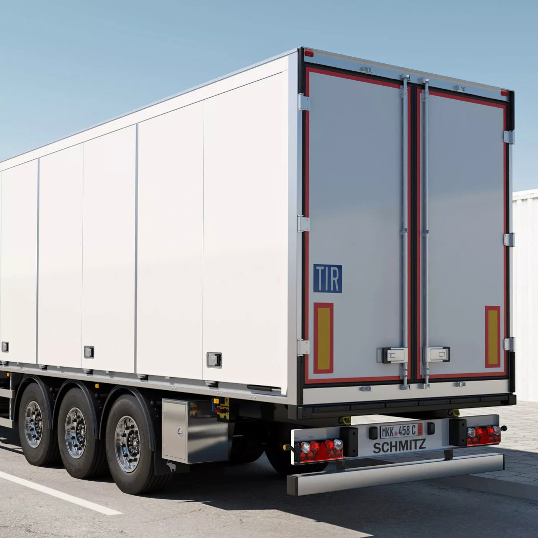 DAF CF Sleeper Cab 2017 3D Model – High-Poly Game Asset, FBX, OBJ - View 14