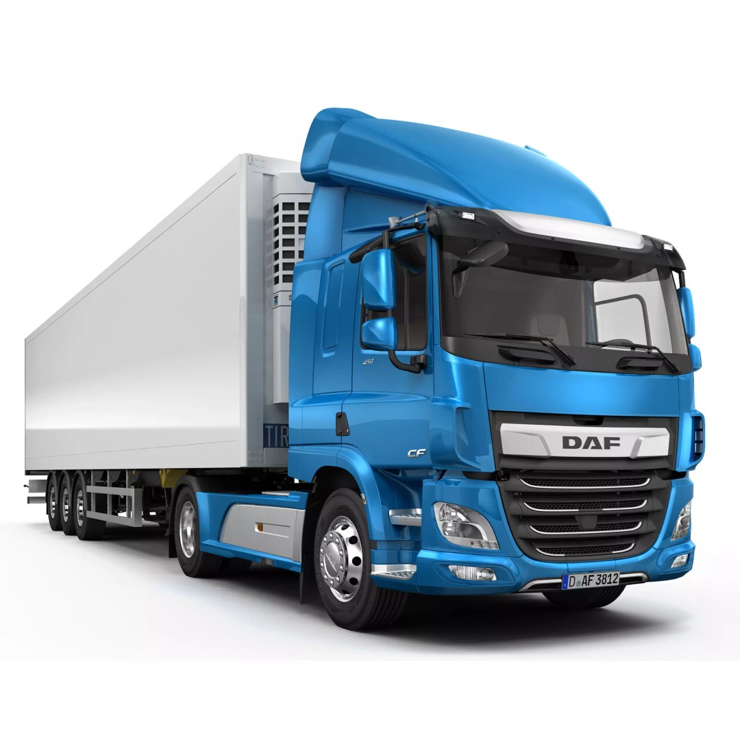 DAF CF Sleeper Cab 2017 3D Model – High-Poly Game Asset, FBX, OBJ - View 2