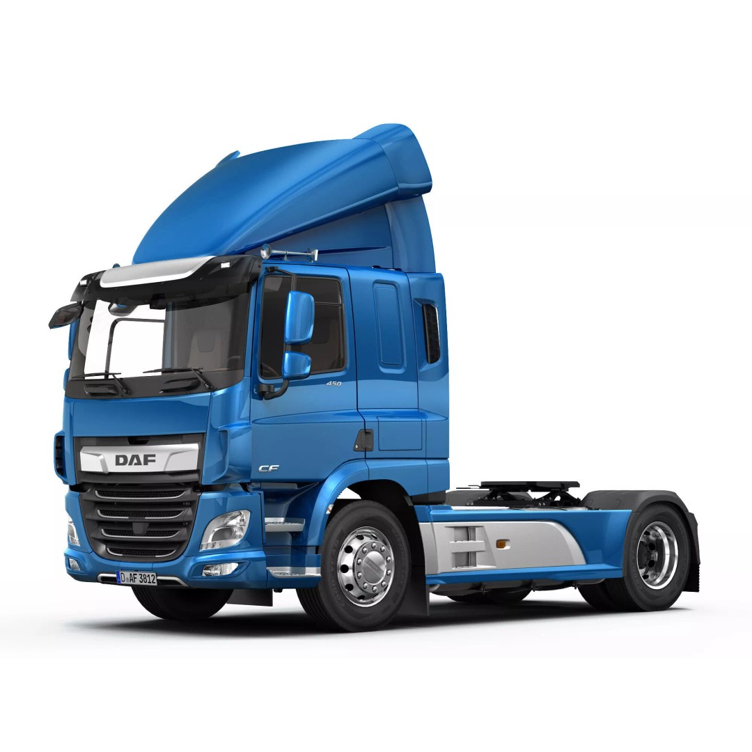 DAF CF Sleeper Cab 2017 3D Model – High-Poly Game Asset, FBX, OBJ - View 4