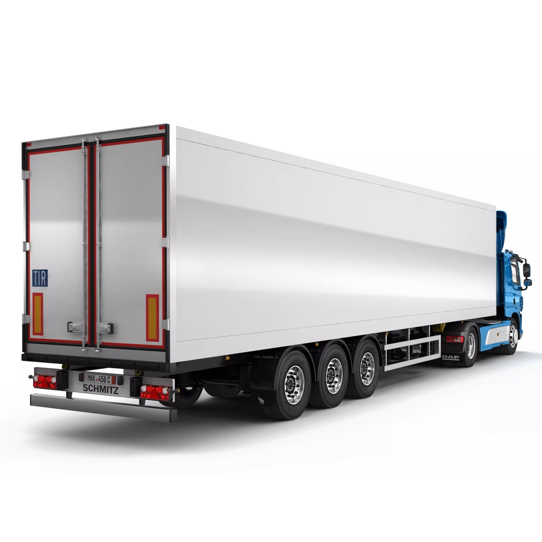 DAF CF Sleeper Cab 2017 3D Model – High-Poly Game Asset, FBX, OBJ - View 6