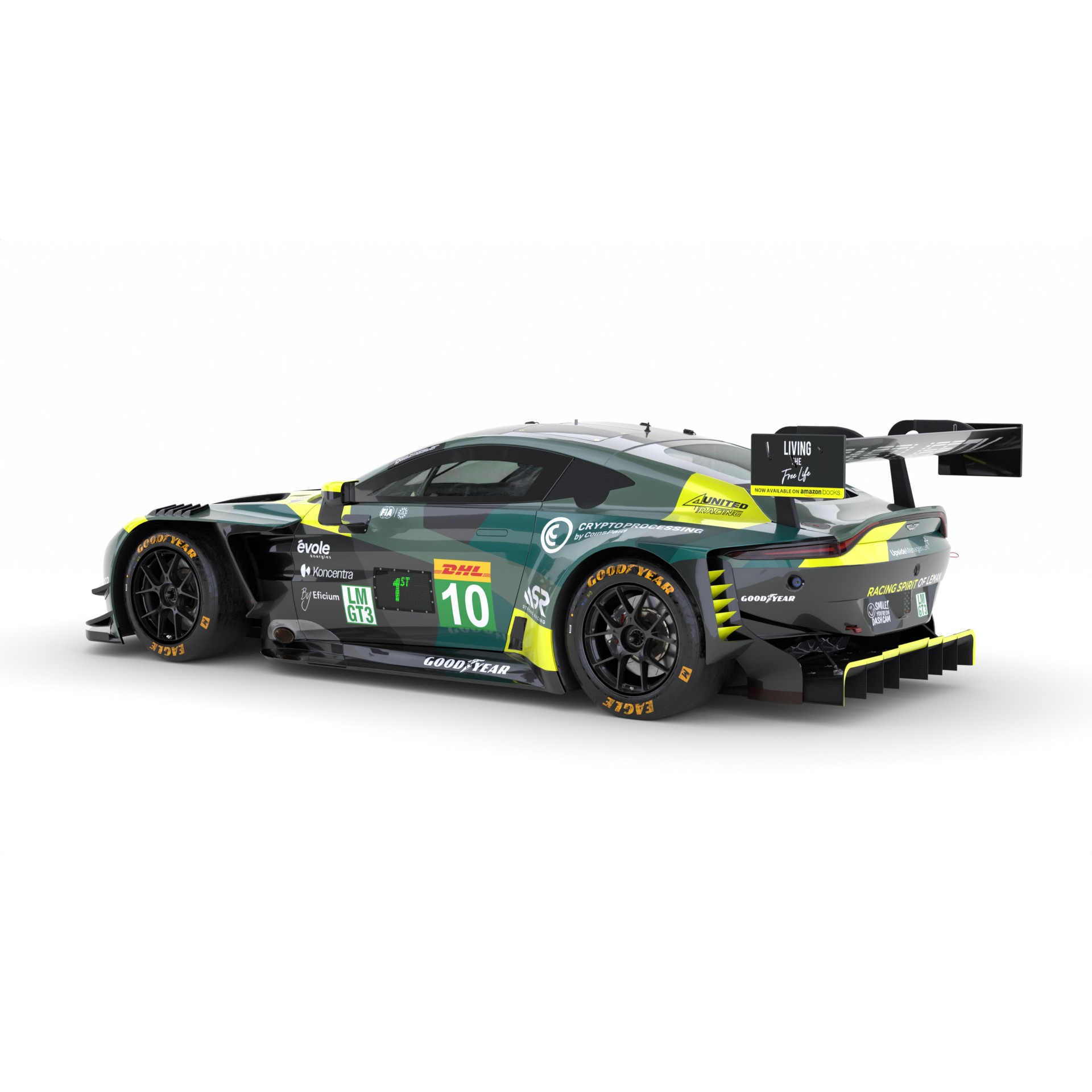 Aston Martin Vantage LMGT3 2025 WEC - Game-Ready 3D Model - View 11