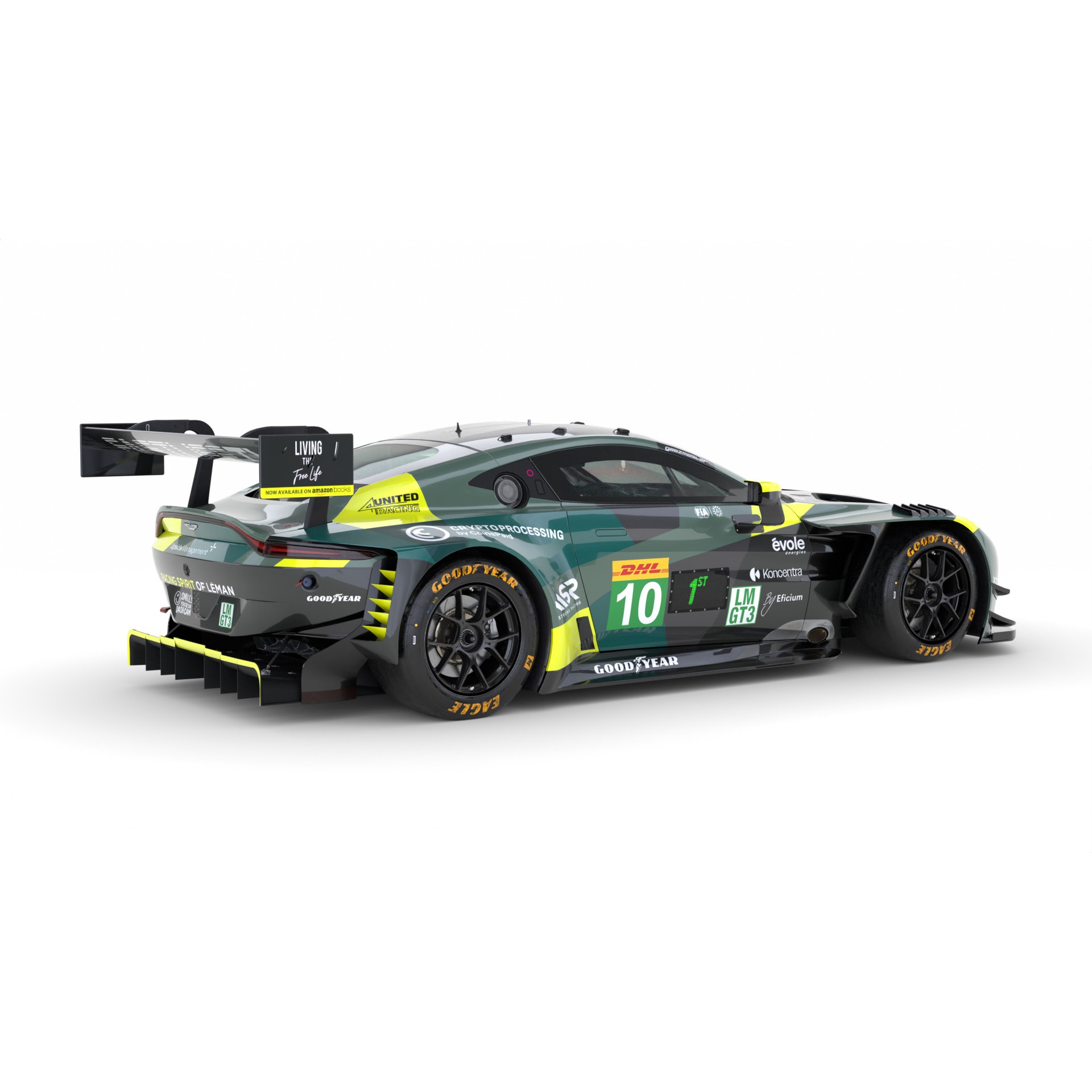 Aston Martin Vantage LMGT3 2025 WEC - Game-Ready 3D Model - View 12