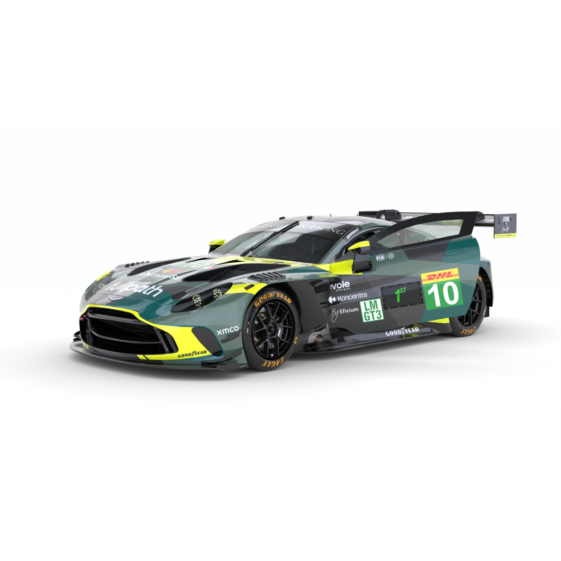 Aston Martin Vantage LMGT3 2025 WEC - Game-Ready 3D Model - View 13