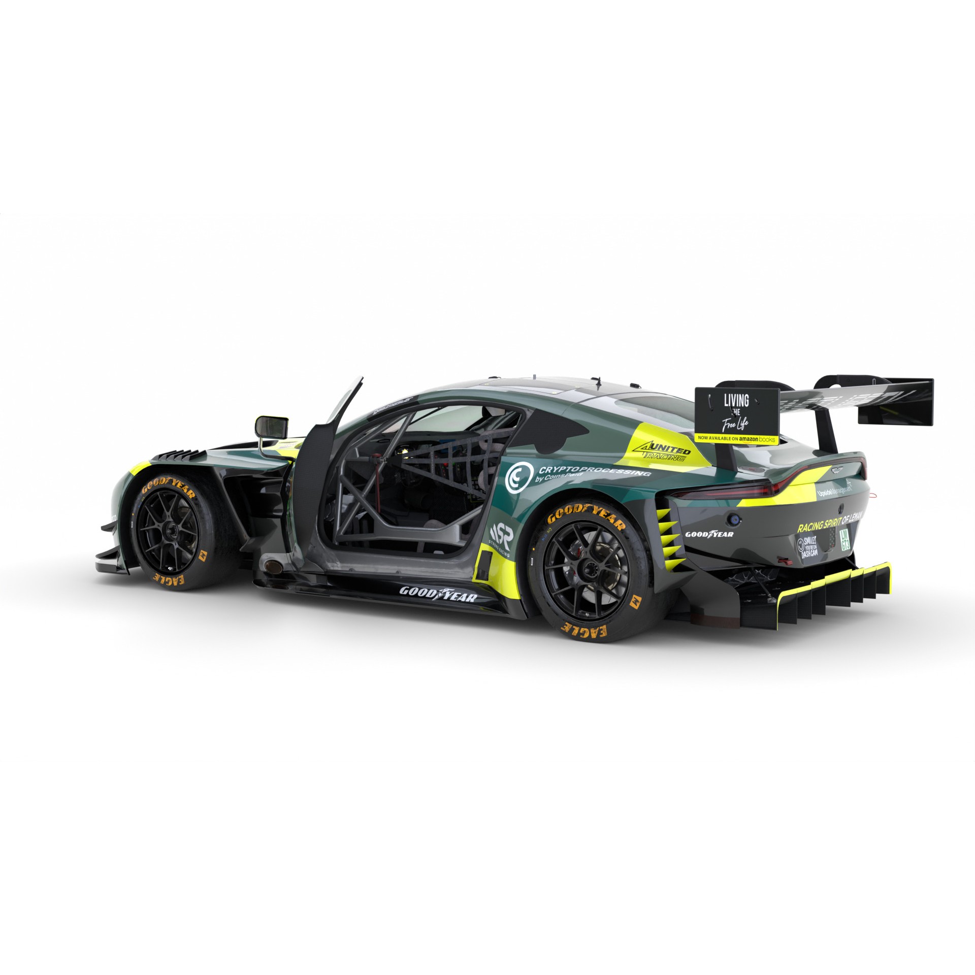 Aston Martin Vantage LMGT3 2025 WEC - Game-Ready 3D Model - View 14