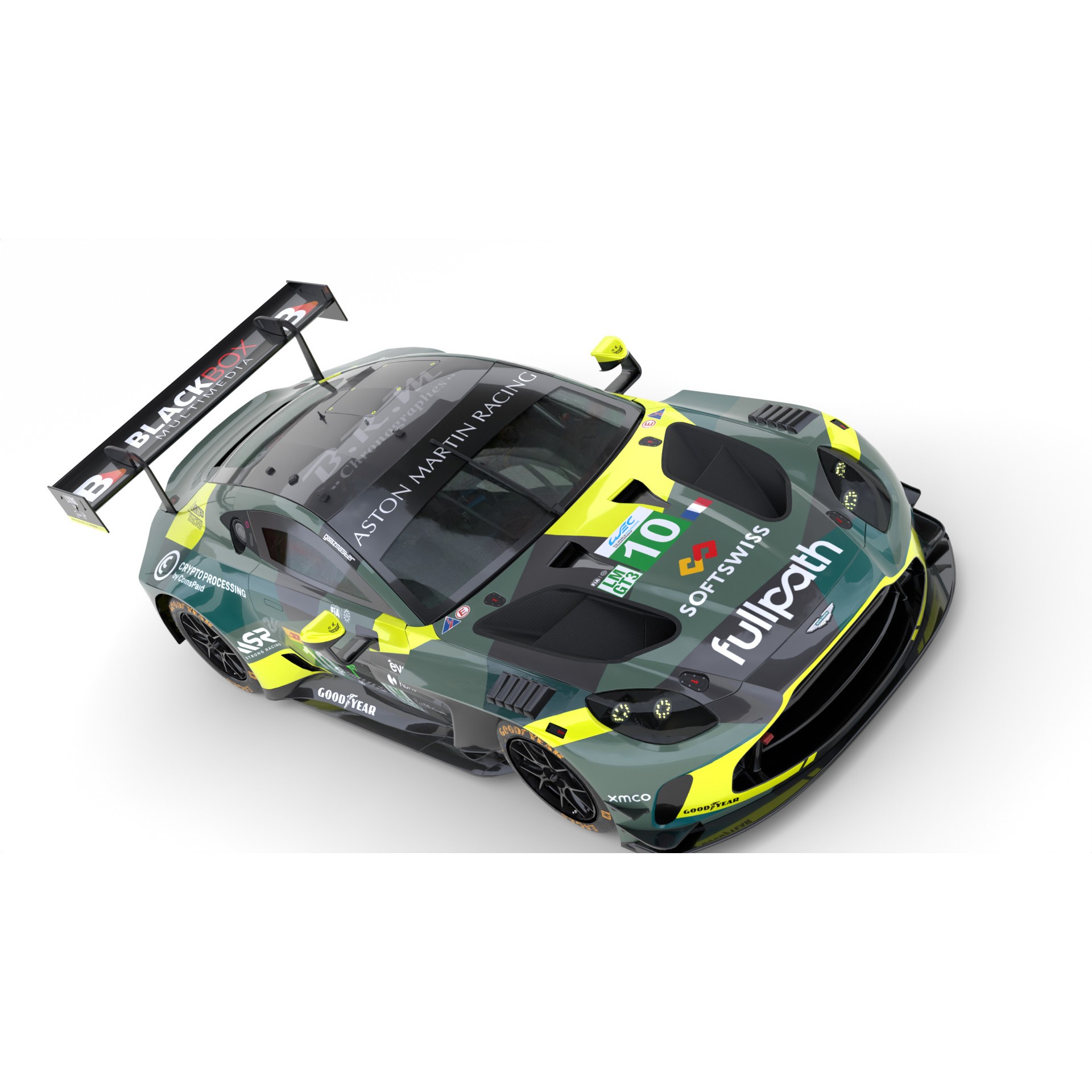 Aston Martin Vantage LMGT3 2025 WEC - Game-Ready 3D Model - View 16