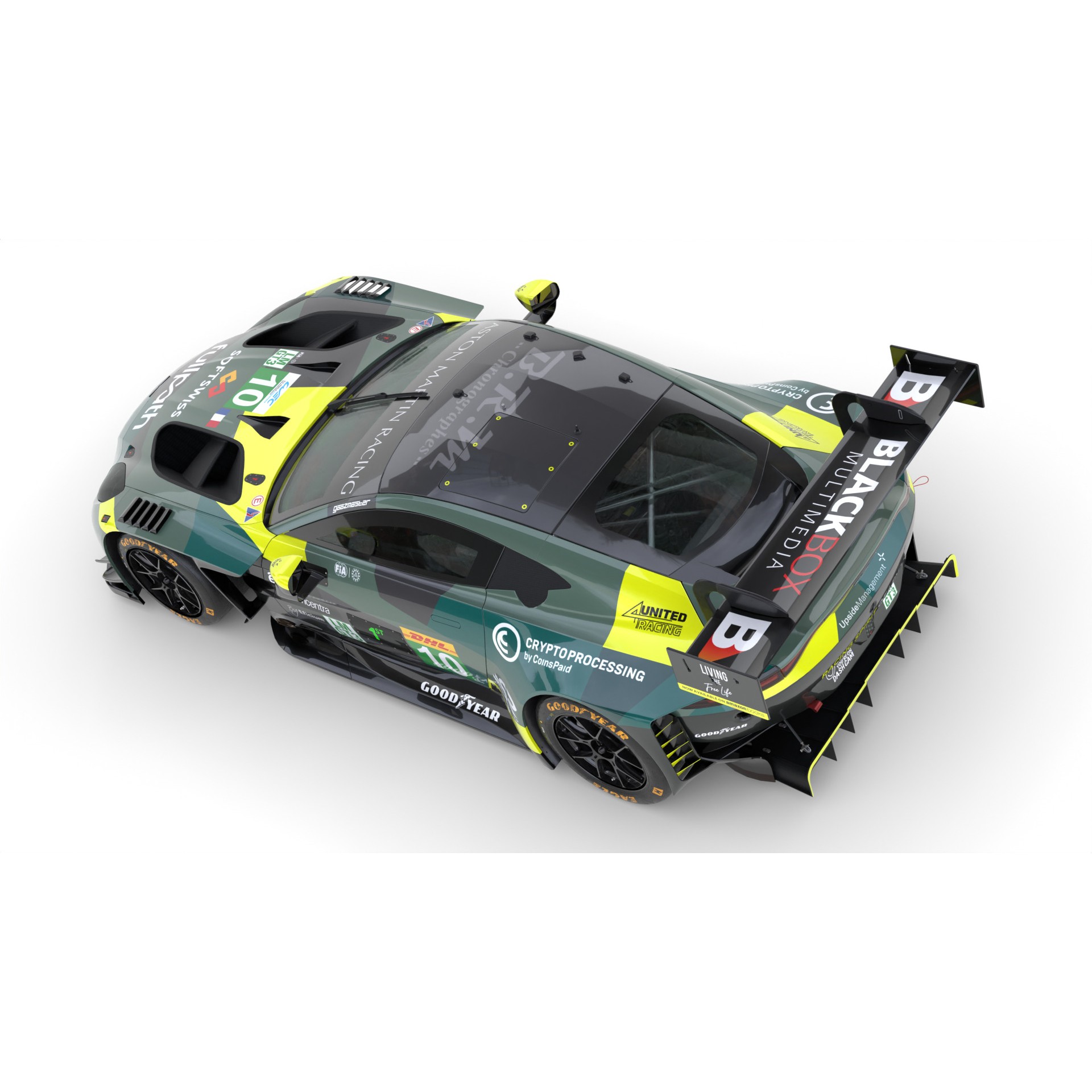 Aston Martin Vantage LMGT3 2025 WEC - Game-Ready 3D Model - View 18