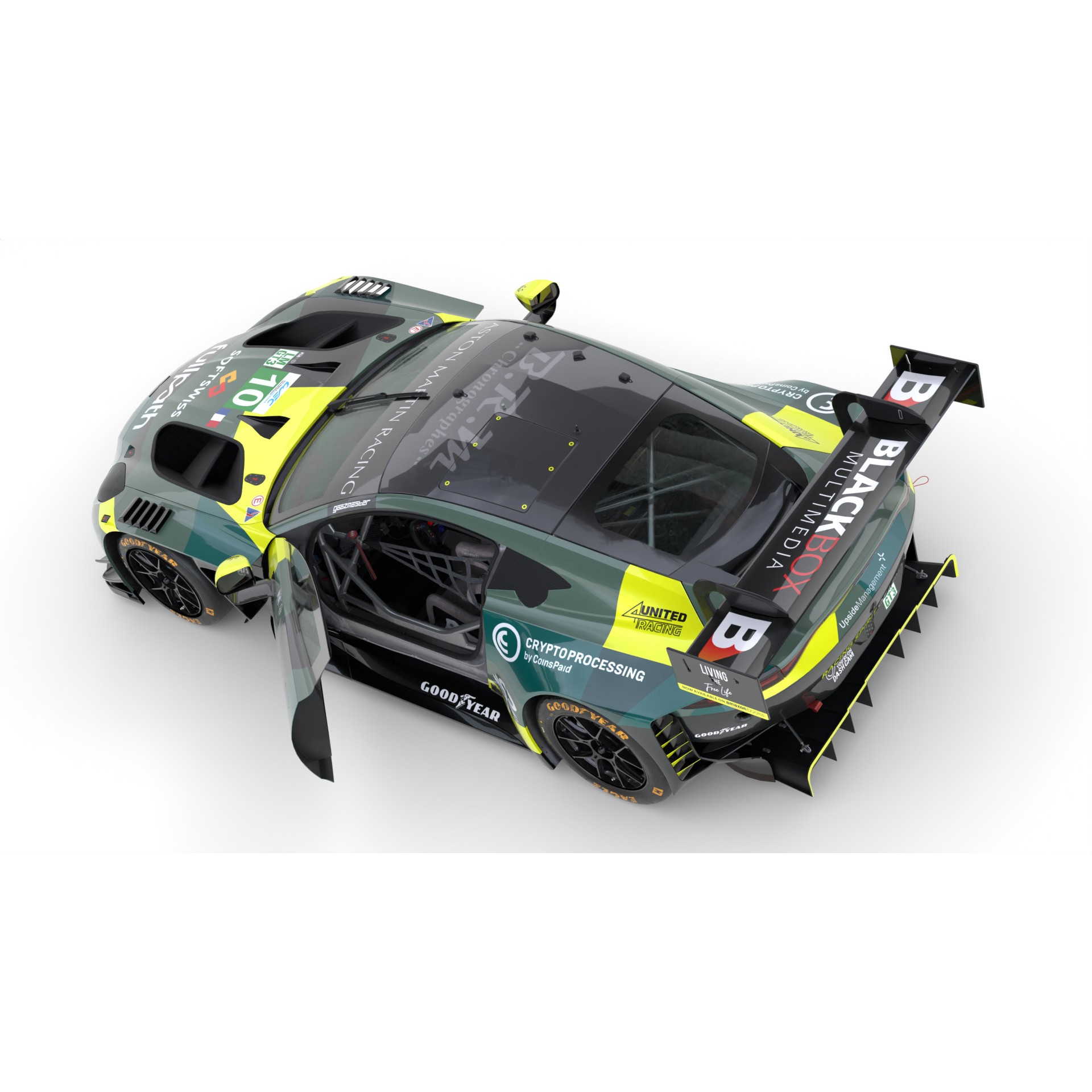 Aston Martin Vantage LMGT3 2025 WEC - Game-Ready 3D Model - View 20