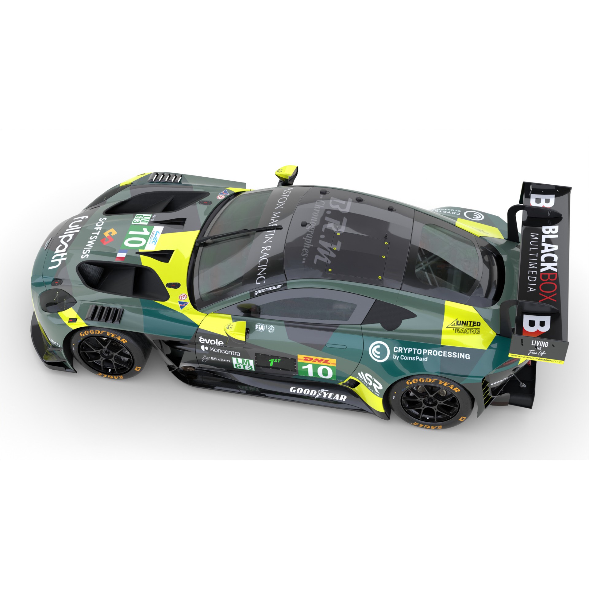 Aston Martin Vantage LMGT3 2025 WEC - Game-Ready 3D Model - View 21