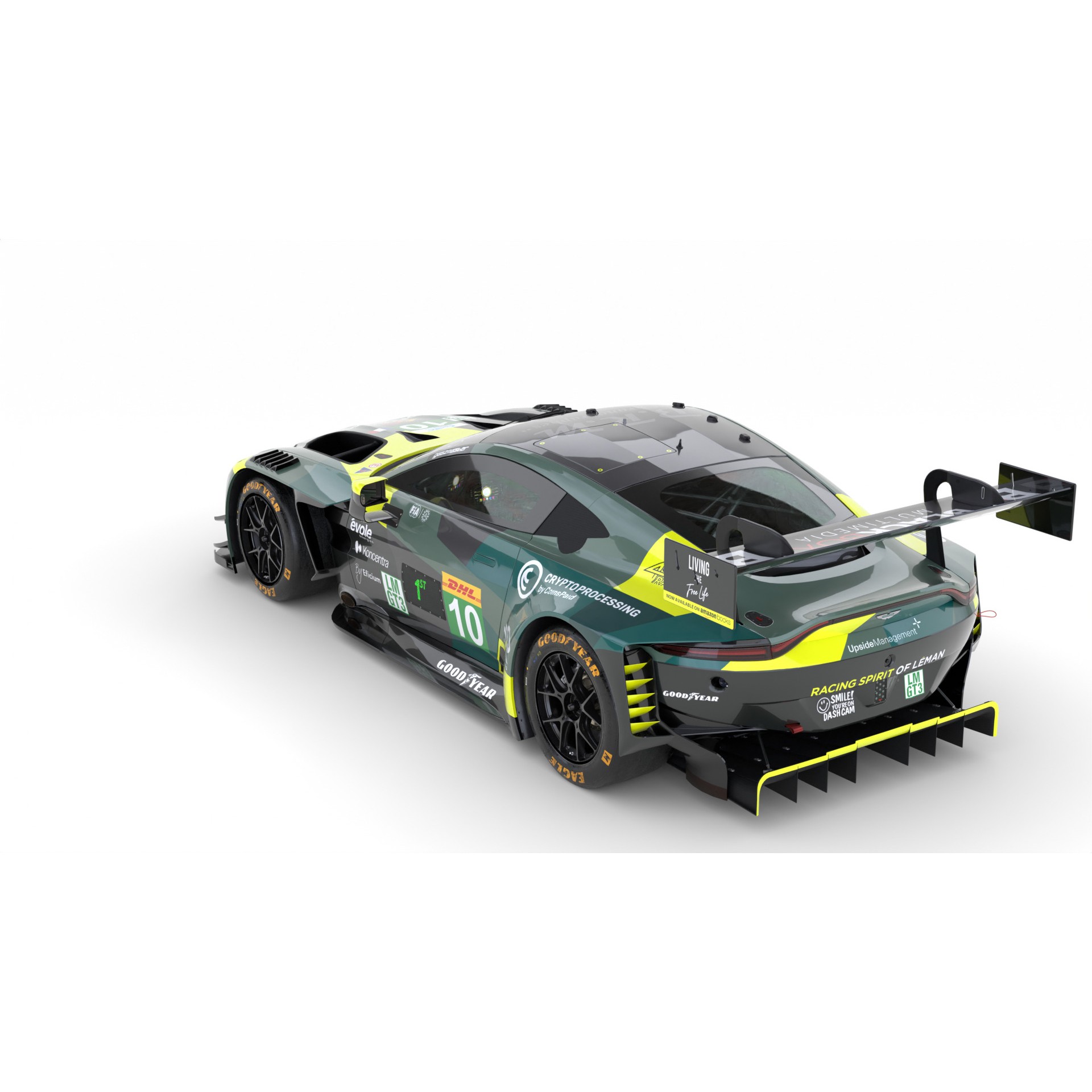 Aston Martin Vantage LMGT3 2025 WEC - Game-Ready 3D Model - View 4