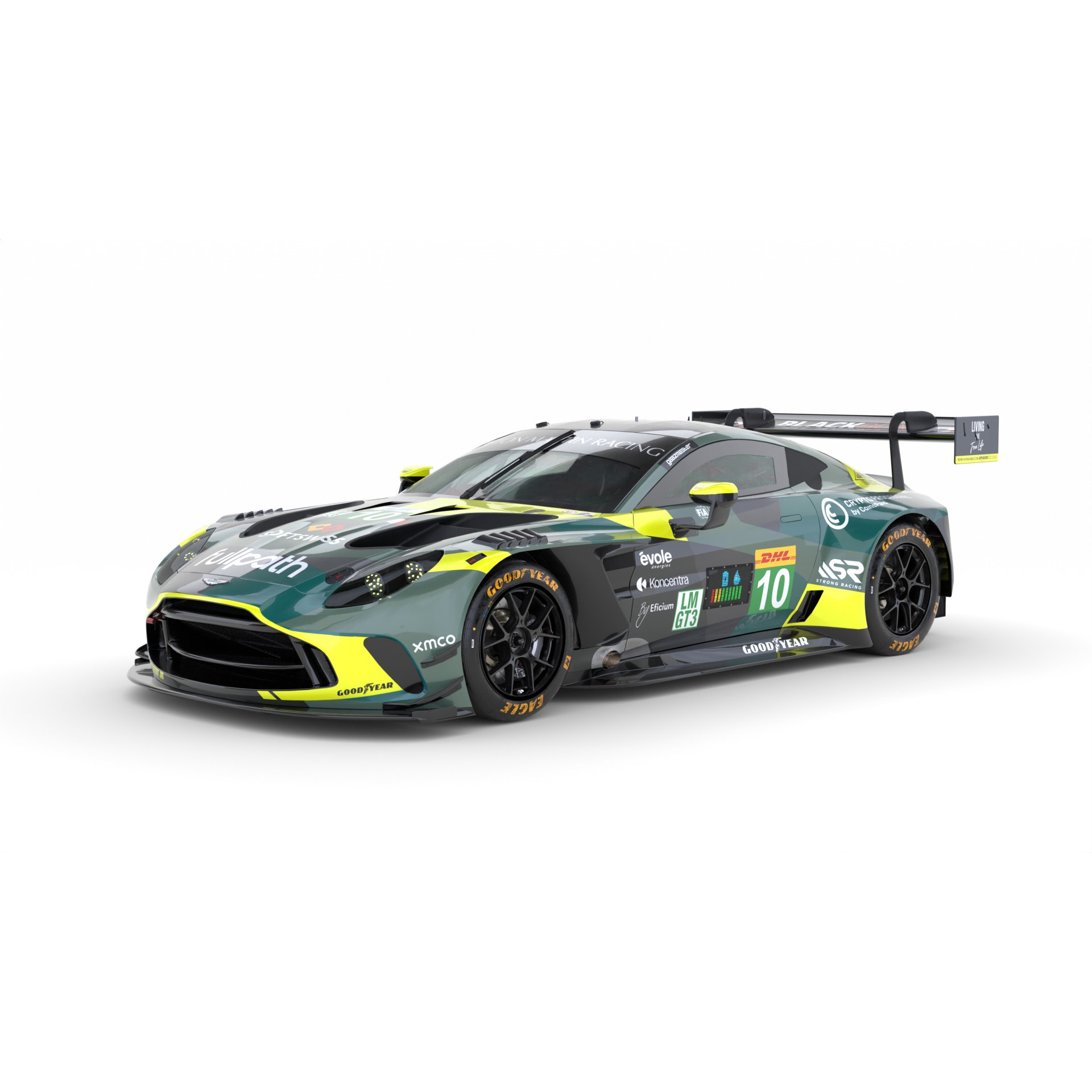 Aston Martin Vantage LMGT3 2025 WEC - Game-Ready 3D Model - View 7