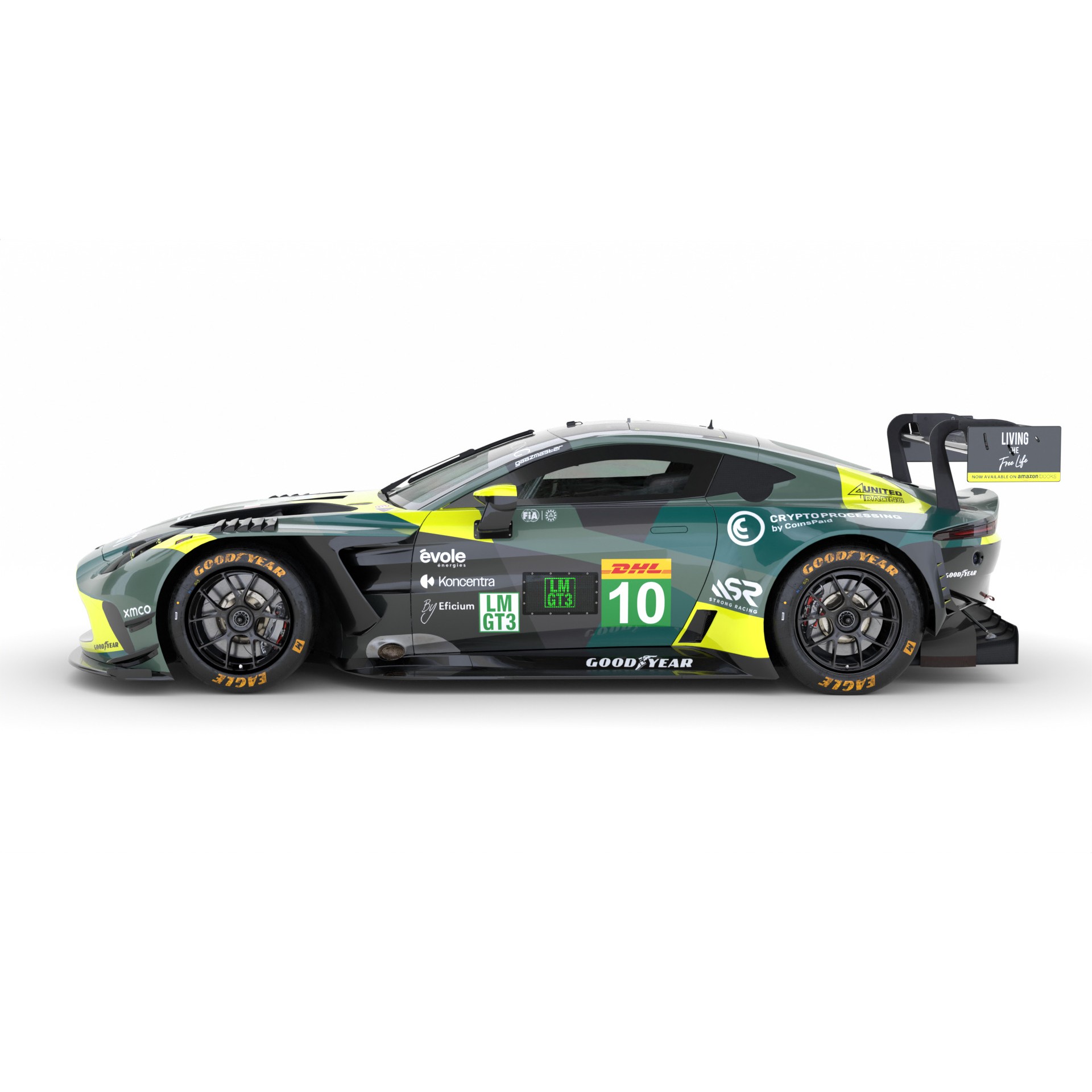 Aston Martin Vantage LMGT3 2025 WEC - Game-Ready 3D Model - View 8