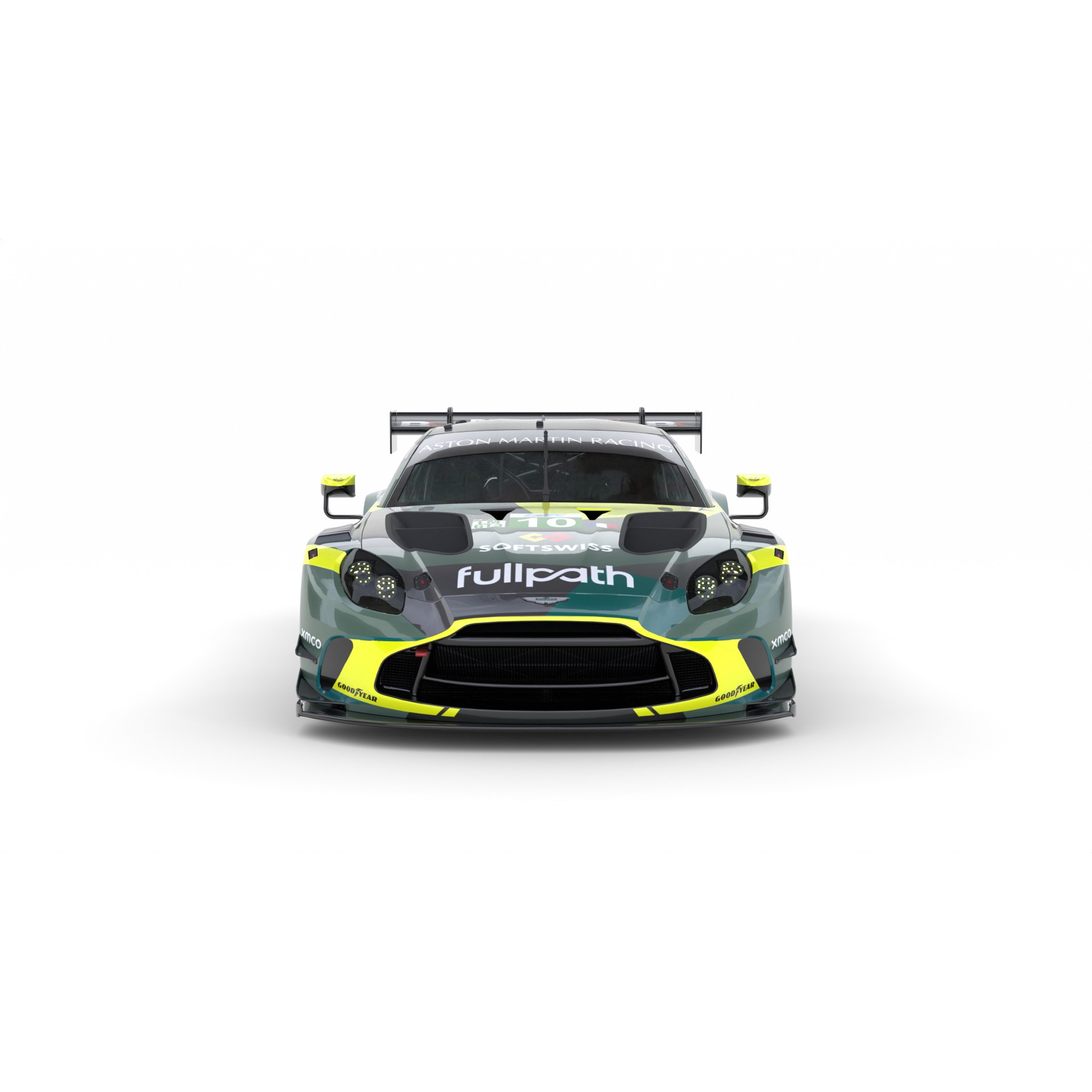 Aston Martin Vantage LMGT3 2025 WEC - Game-Ready 3D Model - View 9