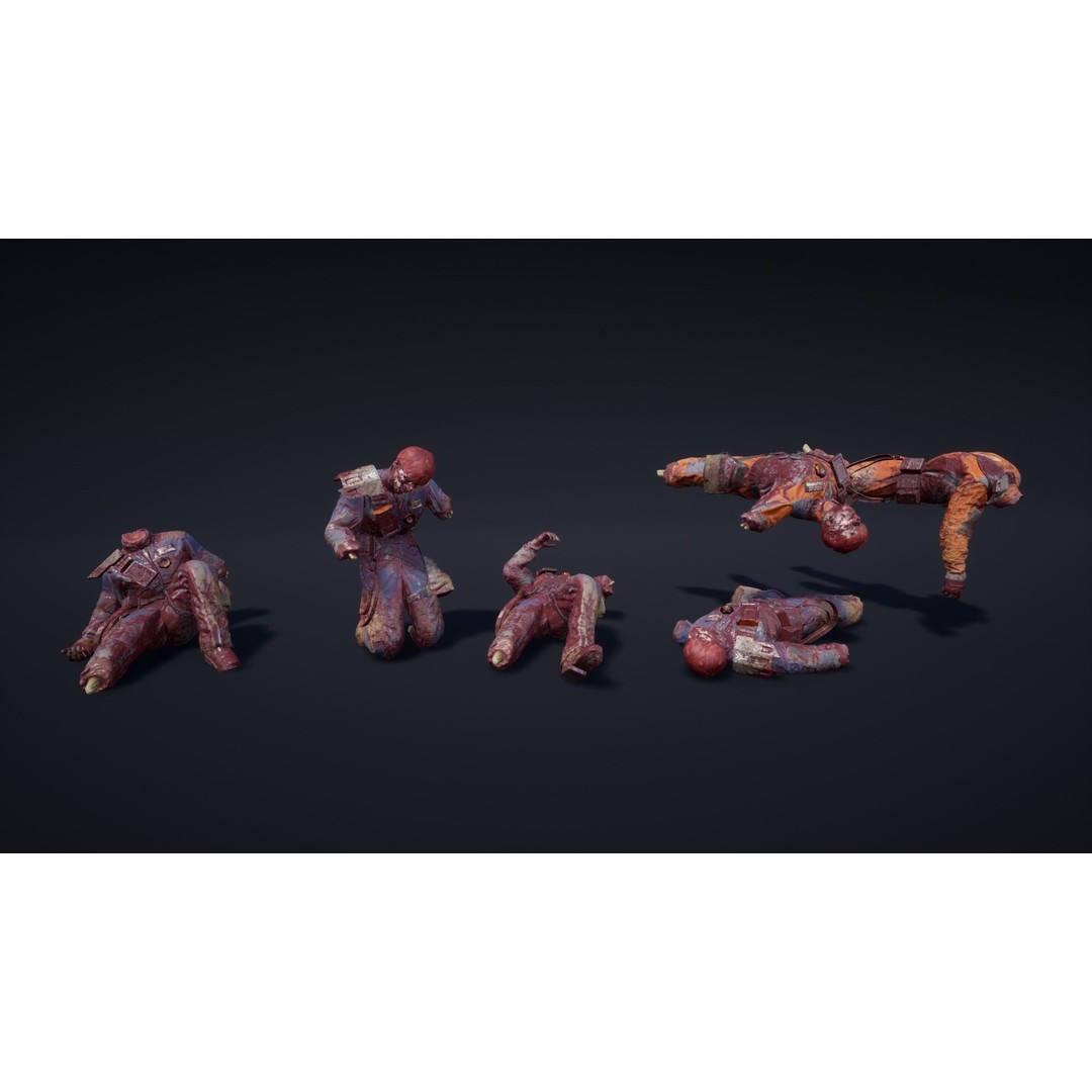 Sci-Fi Worker 3D Model – Low Poly Rigged Character, FBX - View 11