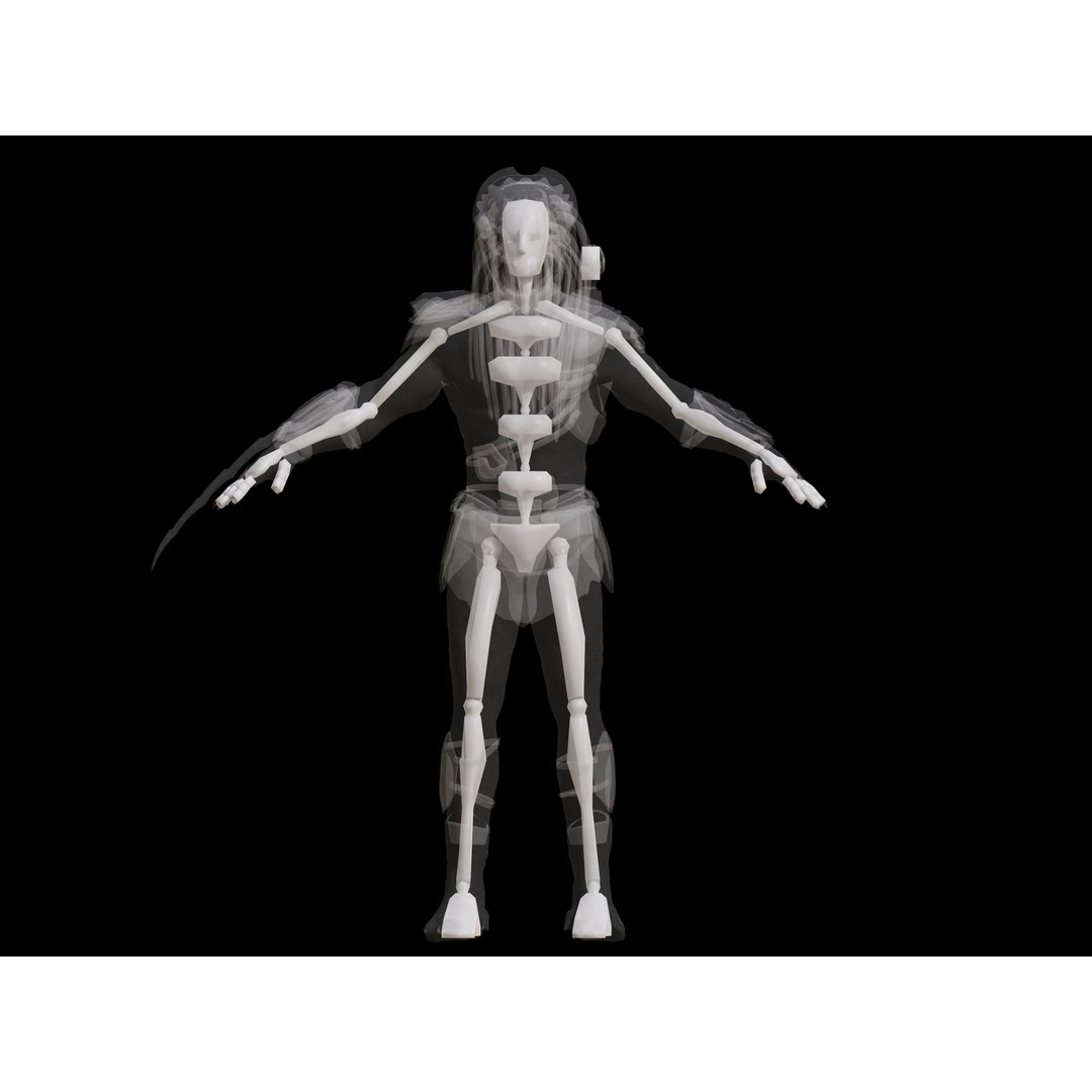 Predator Berserker 3D Model – Low Poly Rigged Character, FBX - View 9