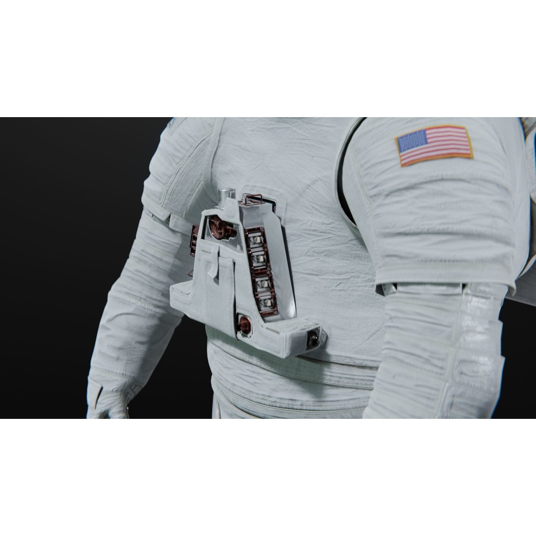 XEMU Artemis Spacesuit 3D Model – High Poly Rigged Asset, FBX - View 15