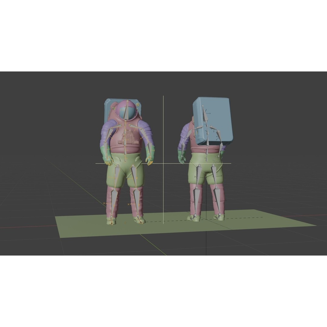 XEMU Artemis Spacesuit 3D Model – High Poly Rigged Asset, FBX - View 17