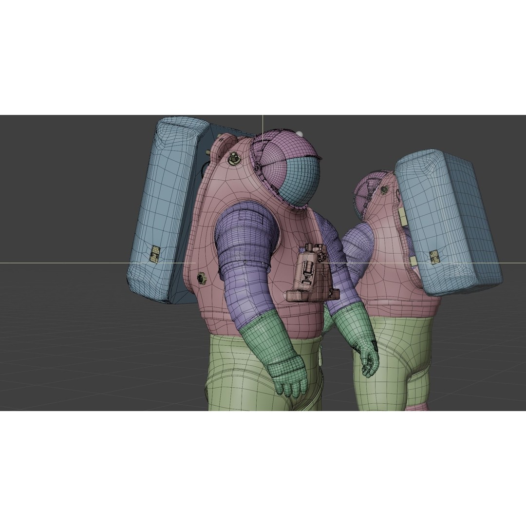 XEMU Artemis Spacesuit 3D Model – High Poly Rigged Asset, FBX - View 20