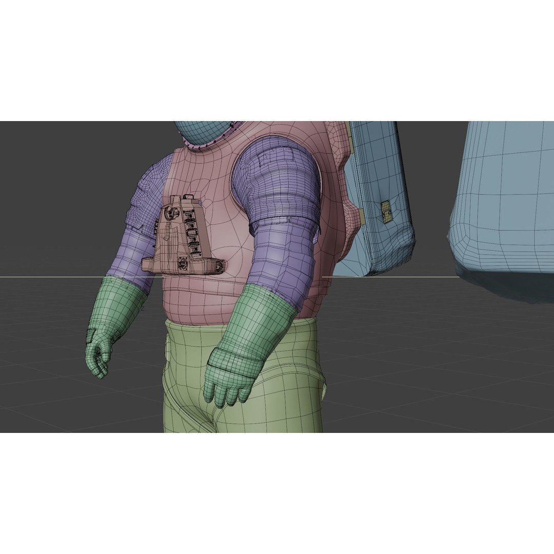 XEMU Artemis Spacesuit 3D Model – High Poly Rigged Asset, FBX - View 21