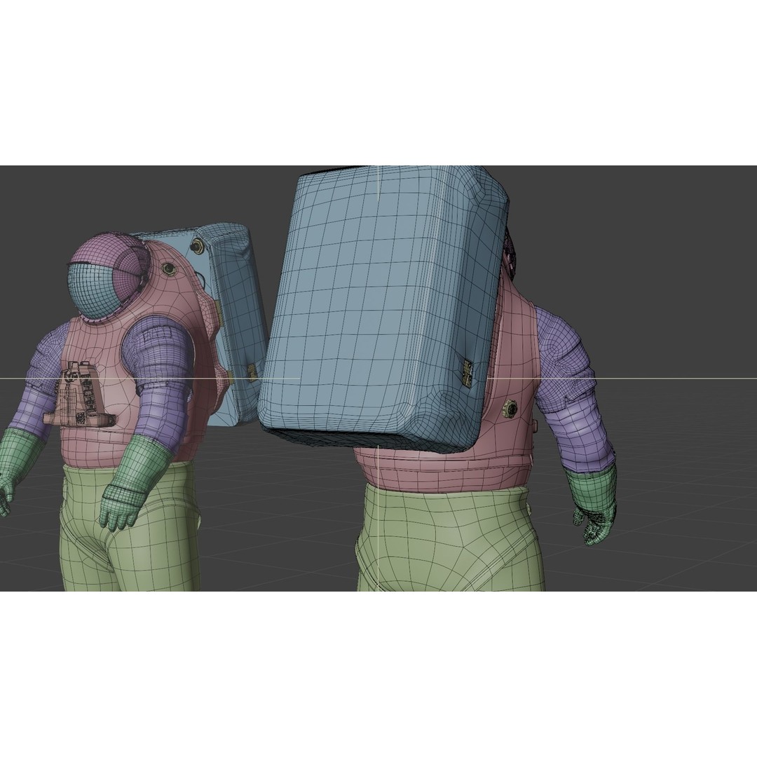XEMU Artemis Spacesuit 3D Model – High Poly Rigged Asset, FBX - View 22