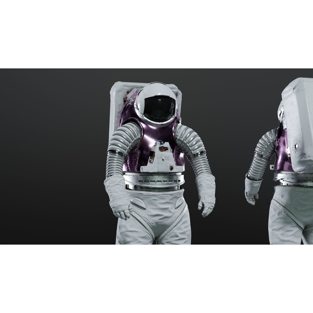 XEMU Artemis Spacesuit 3D Model – High Poly Rigged Asset, FBX - View 6